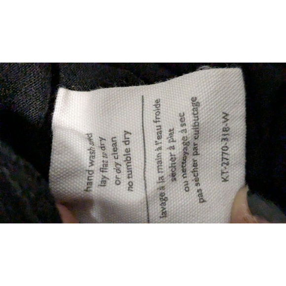 Women's OAK + FORT Black Long Sleeve Tee M - Picture 8 of 8